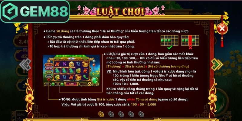 Cung Hỷ Phát Tài Gem88 - Nơi Khơi Nguồn Lộc Vàng Son 2 Nhân đôi giải thưởng đầy mạo hiểm