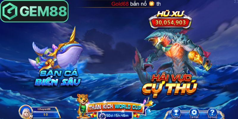Đại Chiến Thái Bình Dương Gem88 - Khám Phá Kho Báu Khủng 2 Tính năng hỗ trợ săn mồi đỉnh cao