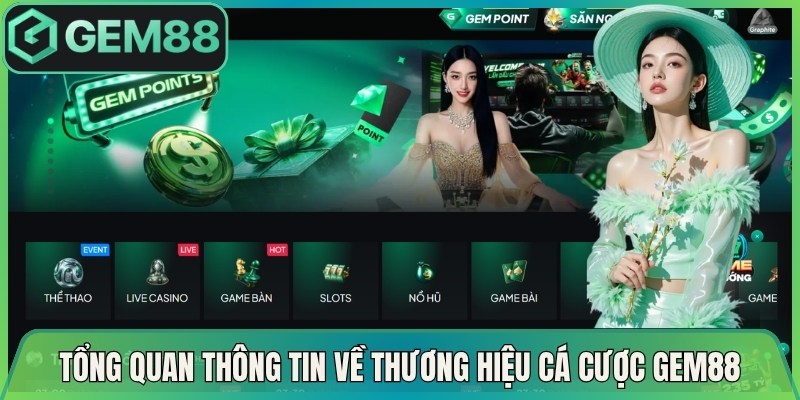 Tổng quan thông tin về thương hiệu cá cược Gem88