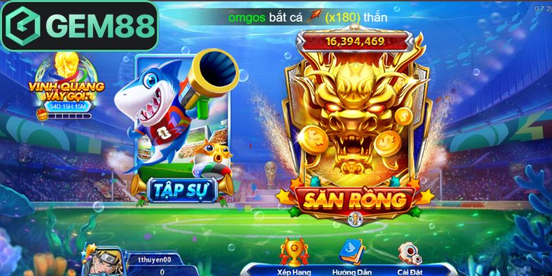Vua Bắn Cá Gem88 - Giải Mã Quy Luật Săn Kho Báu Giá Trị 3 Tối ưu sát thương khi săn nhóm sinh vật tầm trung