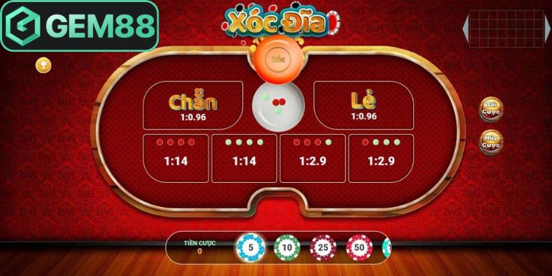 Xóc Đĩa Gem88 - Trải Nghiệm Live Casino Hấp Dẫn Nhất 3 Học cách điều chỉnh mức cược theo phiên